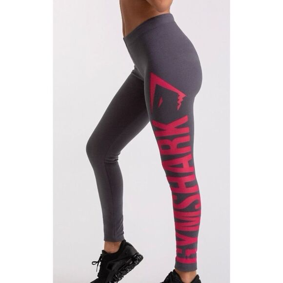 Gymshark Pants - Gymshark Burnout Legging Charcoal